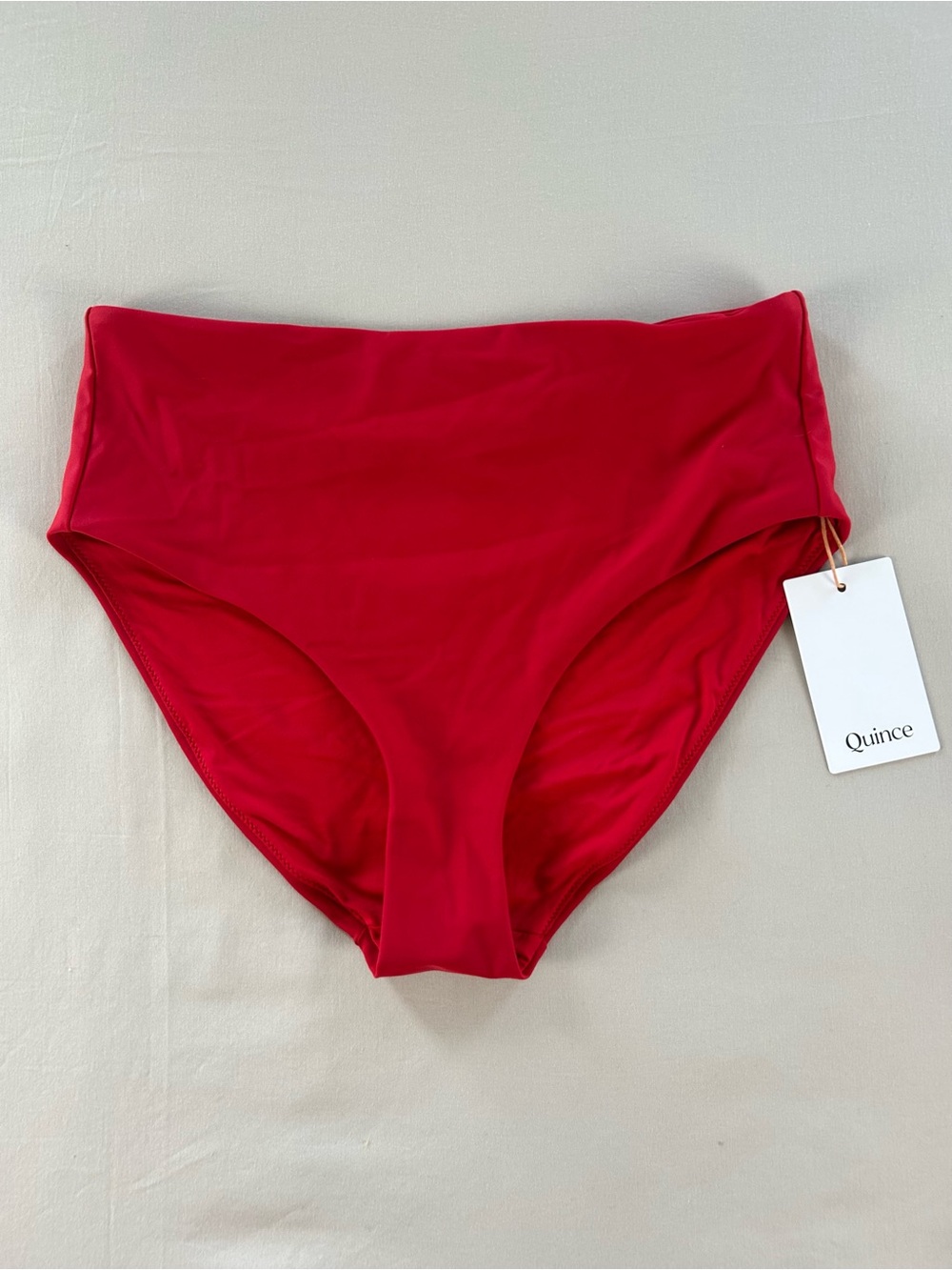 Quince Italian High-Rise Bikini Bottom